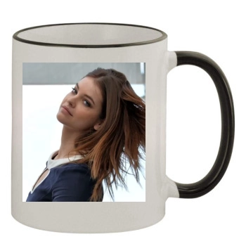 Barbara Palvin 11oz Colored Rim & Handle Mug