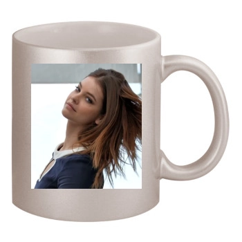 Barbara Palvin 11oz Metallic Silver Mug