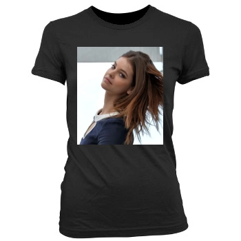 Barbara Palvin Women's Junior Cut Crewneck T-Shirt