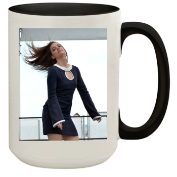 Barbara Palvin 15oz Colored Inner & Handle Mug