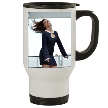 Barbara Palvin Stainless Steel Travel Mug