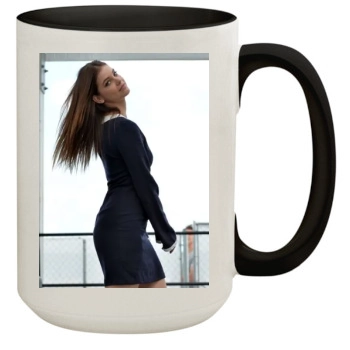 Barbara Palvin 15oz Colored Inner & Handle Mug