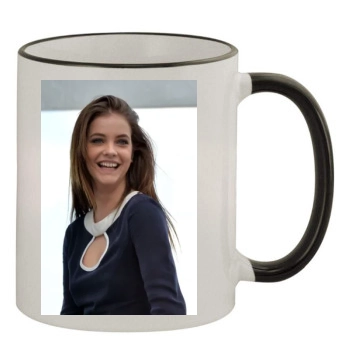 Barbara Palvin 11oz Colored Rim & Handle Mug