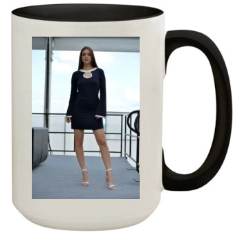 Barbara Palvin 15oz Colored Inner & Handle Mug