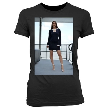 Barbara Palvin Women's Junior Cut Crewneck T-Shirt