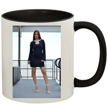 Barbara Palvin 11oz Colored Inner & Handle Mug