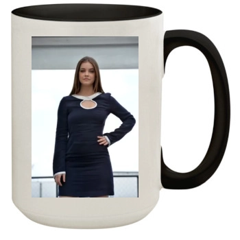 Barbara Palvin 15oz Colored Inner & Handle Mug