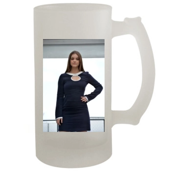 Barbara Palvin 16oz Frosted Beer Stein