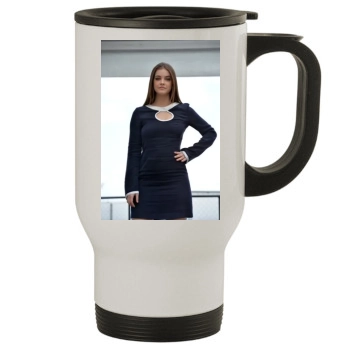 Barbara Palvin Stainless Steel Travel Mug