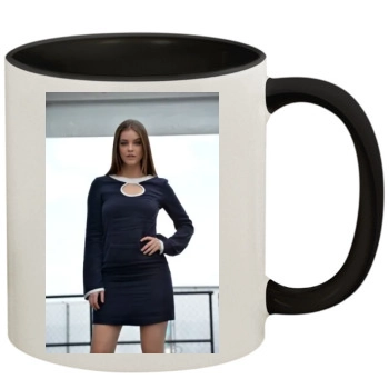 Barbara Palvin 11oz Colored Inner & Handle Mug