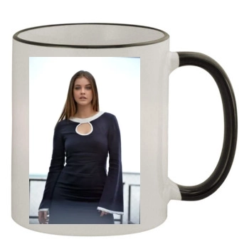 Barbara Palvin 11oz Colored Rim & Handle Mug