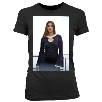 Barbara Palvin Women's Junior Cut Crewneck T-Shirt