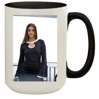 Barbara Palvin 15oz Colored Inner & Handle Mug