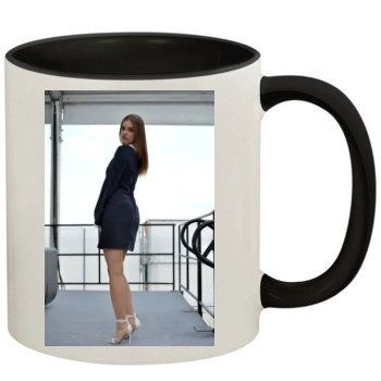 Barbara Palvin 11oz Colored Inner & Handle Mug