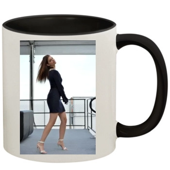 Barbara Palvin 11oz Colored Inner & Handle Mug