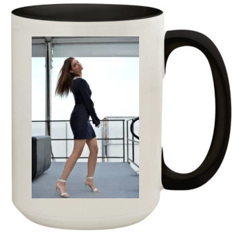 Barbara Palvin 15oz Colored Inner & Handle Mug