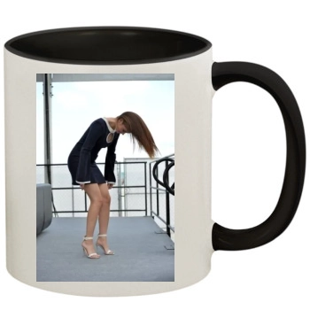 Barbara Palvin 11oz Colored Inner & Handle Mug