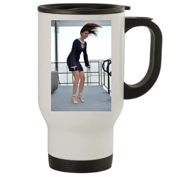 Barbara Palvin Stainless Steel Travel Mug