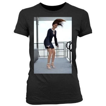 Barbara Palvin Women's Junior Cut Crewneck T-Shirt