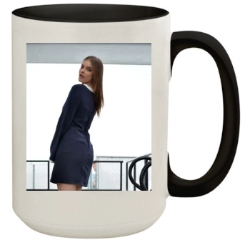 Barbara Palvin 15oz Colored Inner & Handle Mug