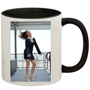 Barbara Palvin 11oz Colored Inner & Handle Mug