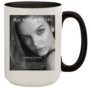 Barbara Palvin 15oz Colored Inner & Handle Mug