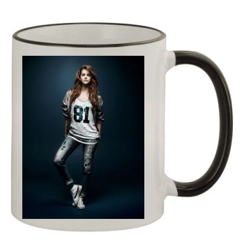 Barbara Palvin 11oz Colored Rim & Handle Mug