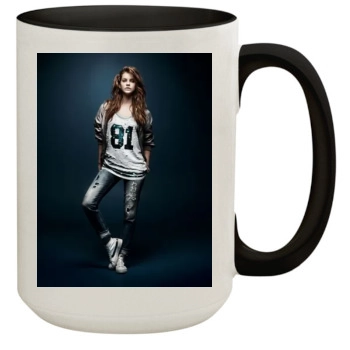 Barbara Palvin 15oz Colored Inner & Handle Mug