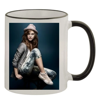 Barbara Palvin 11oz Colored Rim & Handle Mug