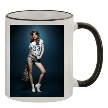 Barbara Palvin 11oz Colored Rim & Handle Mug