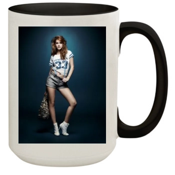 Barbara Palvin 15oz Colored Inner & Handle Mug