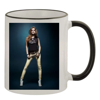 Barbara Palvin 11oz Colored Rim & Handle Mug