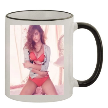 Barbara Palvin 11oz Colored Rim & Handle Mug