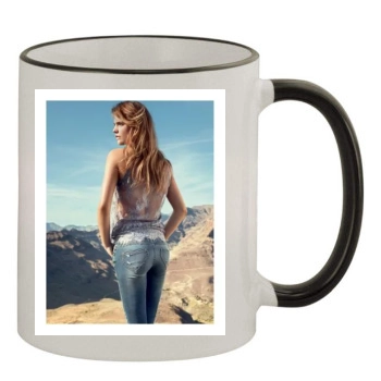 Barbara Palvin 11oz Colored Rim & Handle Mug