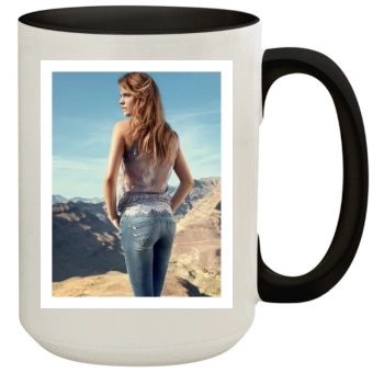 Barbara Palvin 15oz Colored Inner & Handle Mug