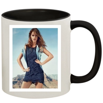 Barbara Palvin 11oz Colored Inner & Handle Mug