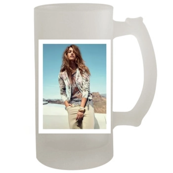 Barbara Palvin 16oz Frosted Beer Stein