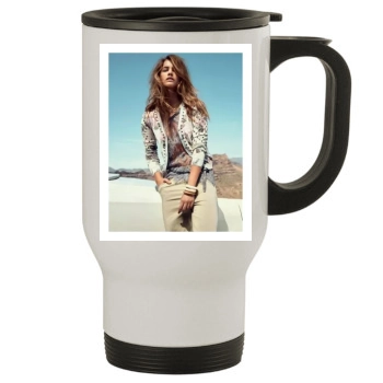 Barbara Palvin Stainless Steel Travel Mug