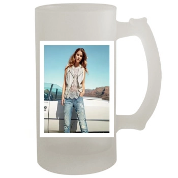 Barbara Palvin 16oz Frosted Beer Stein