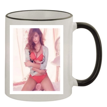 Barbara Palvin 11oz Colored Rim & Handle Mug