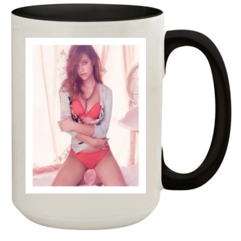 Barbara Palvin 15oz Colored Inner & Handle Mug