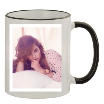 Barbara Palvin 11oz Colored Rim & Handle Mug