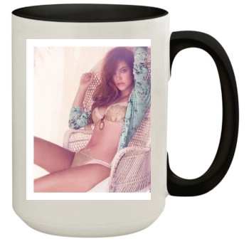 Barbara Palvin 15oz Colored Inner & Handle Mug