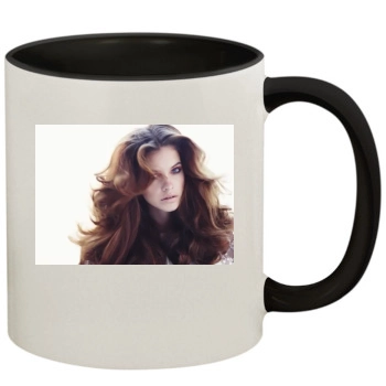 Barbara Palvin 11oz Colored Inner & Handle Mug