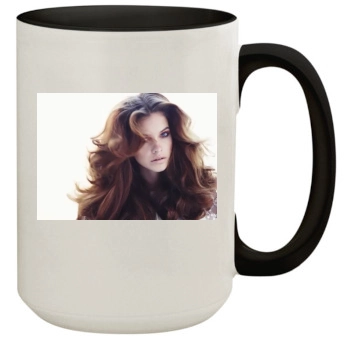 Barbara Palvin 15oz Colored Inner & Handle Mug