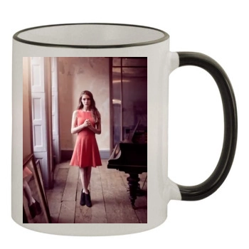 Birdy 11oz Colored Rim & Handle Mug