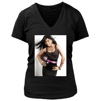 Brandy Norwood Women's Deep V-Neck TShirt