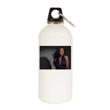 Brandy Norwood White Water Bottle With Carabiner