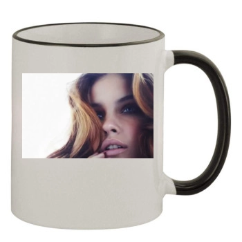 Barbara Palvin 11oz Colored Rim & Handle Mug