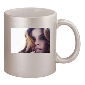 Barbara Palvin 11oz Metallic Silver Mug